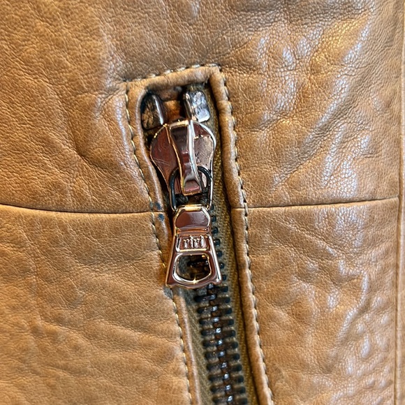 J Brand Camrl Leather Blazer/ Jacket - Picture 4 of 8